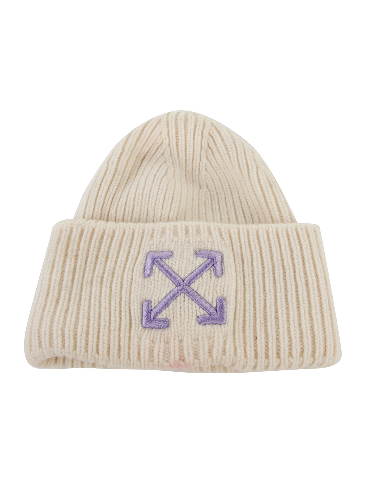Off-White Wool Beanie