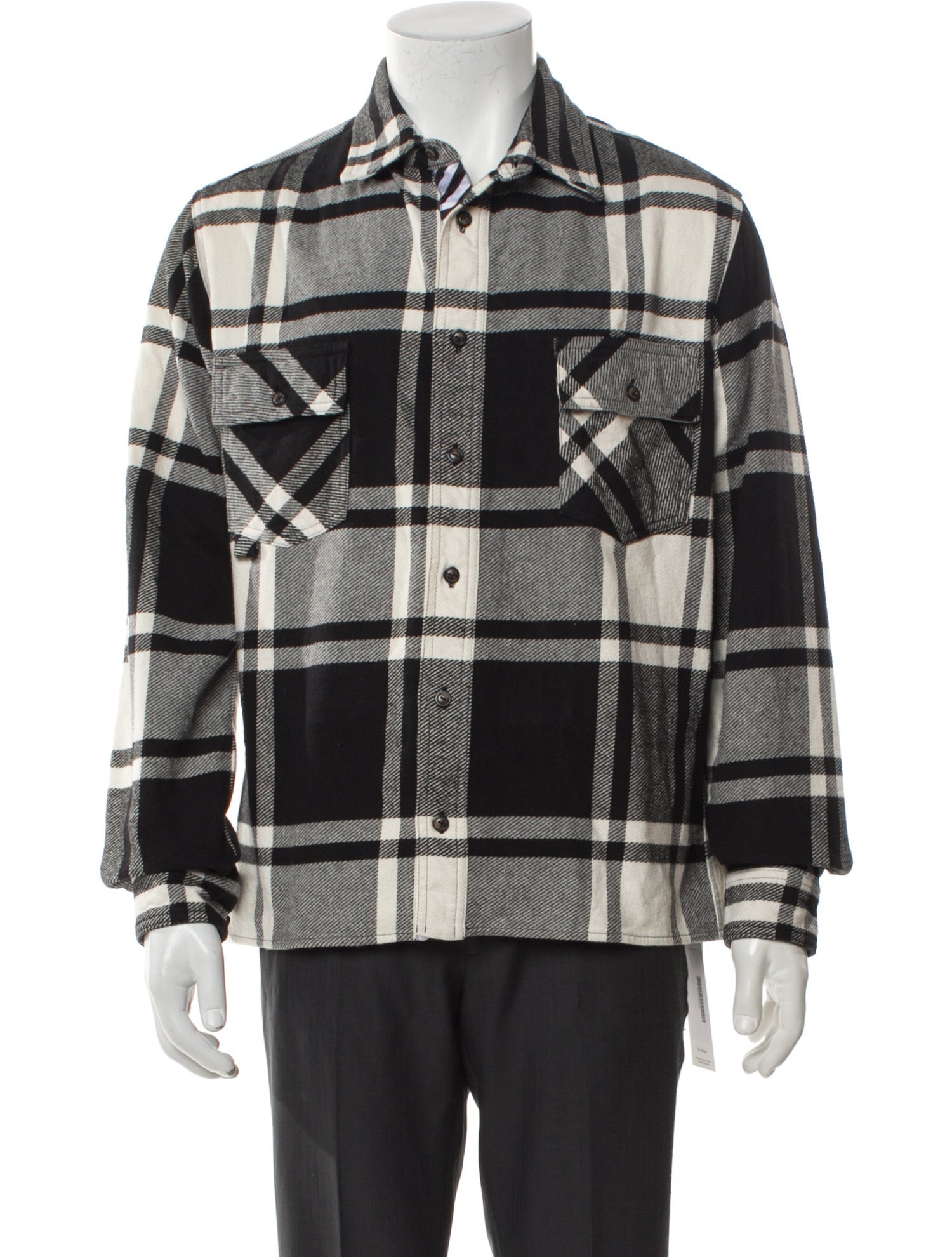 Off-White 2019 Plaid Print Shirt