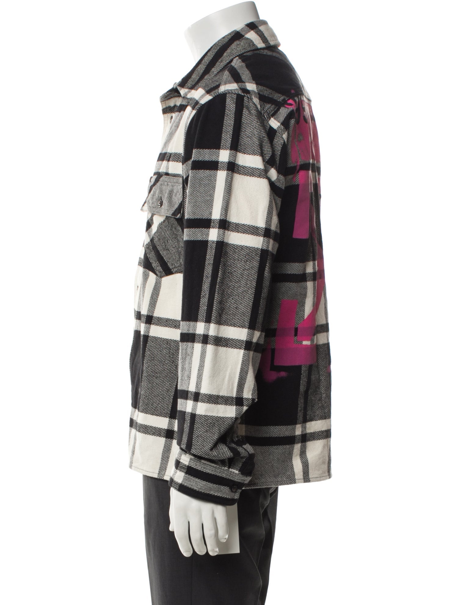 Off-White 2019 Plaid Print Shirt