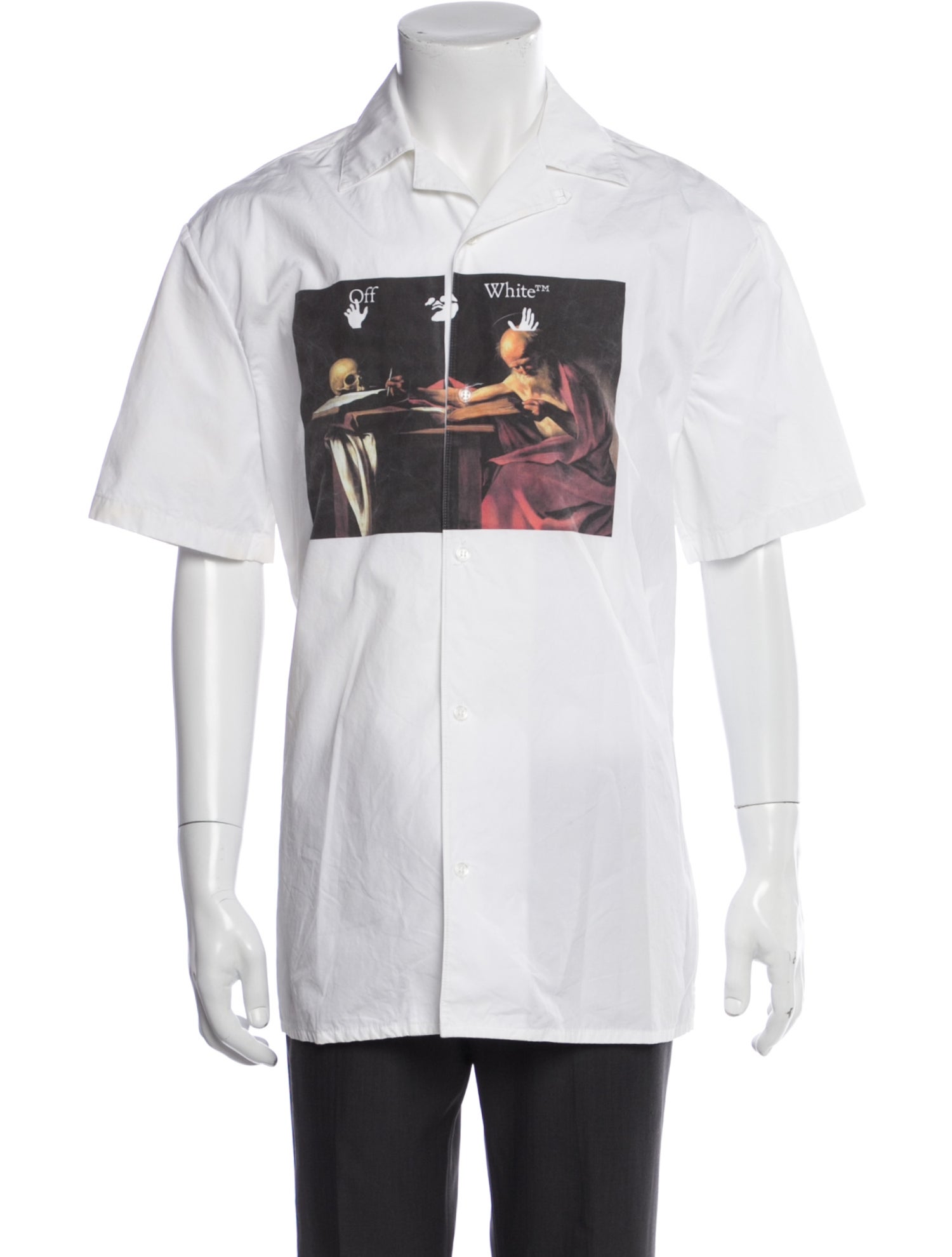 Off-White 2021 Caravaggio Oil Painting Shirt