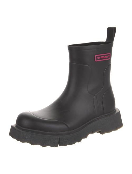 Off-White Logo Sponge Rubber Rain Boots