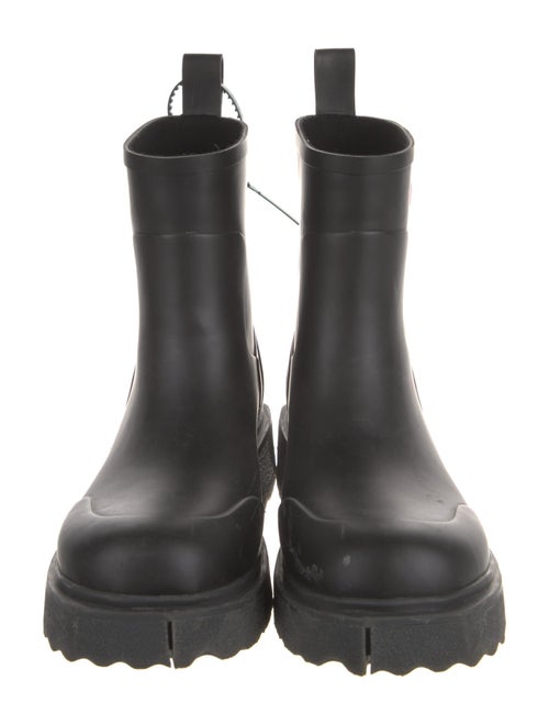 Off-White Logo Sponge Rubber Rain Boots