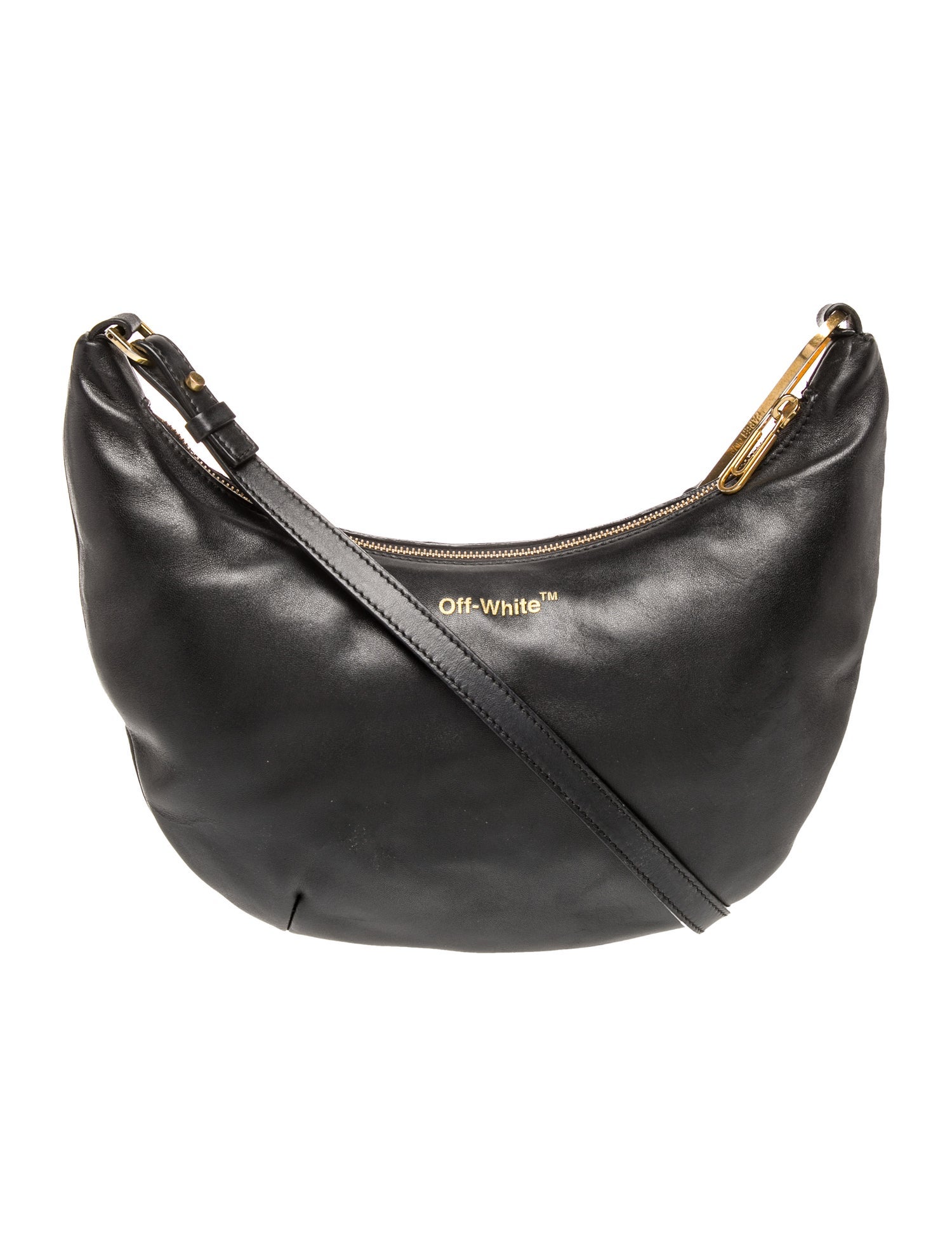 Off-White Leather Paperclip