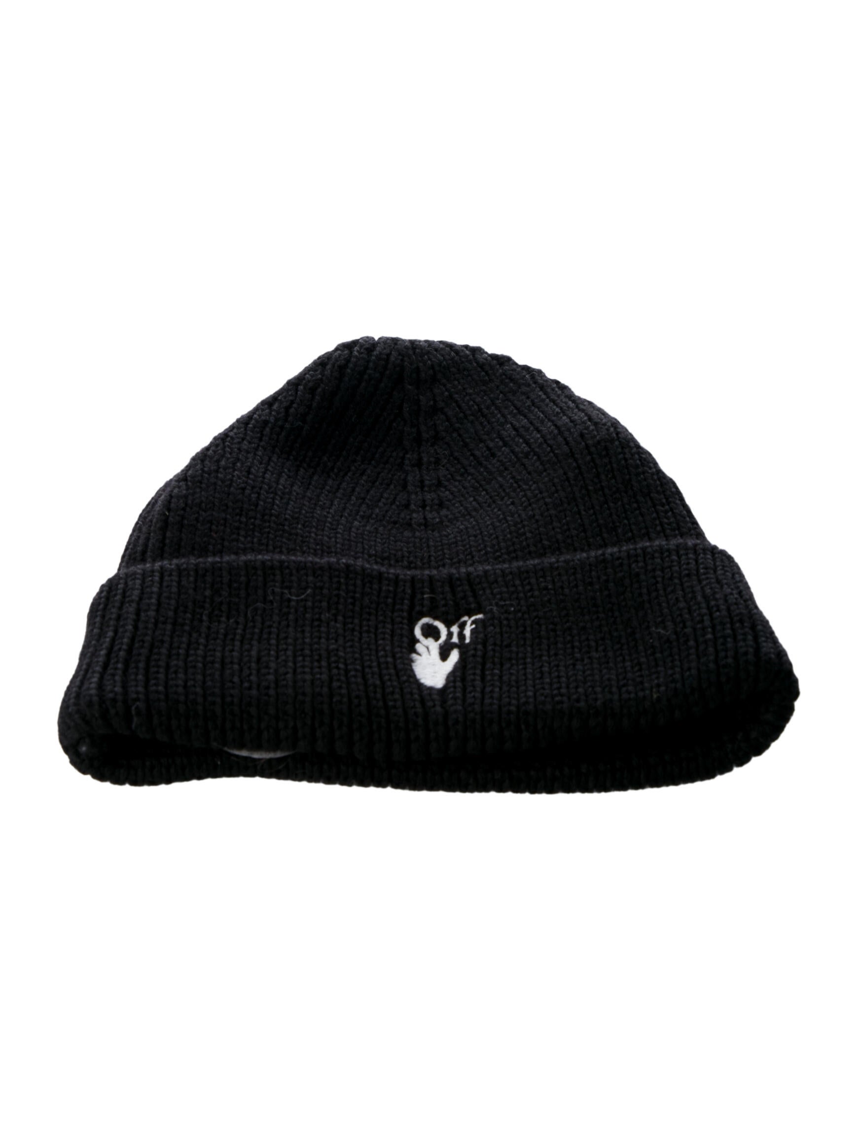 Off-White Hand Off Wool Beanie w/Tags