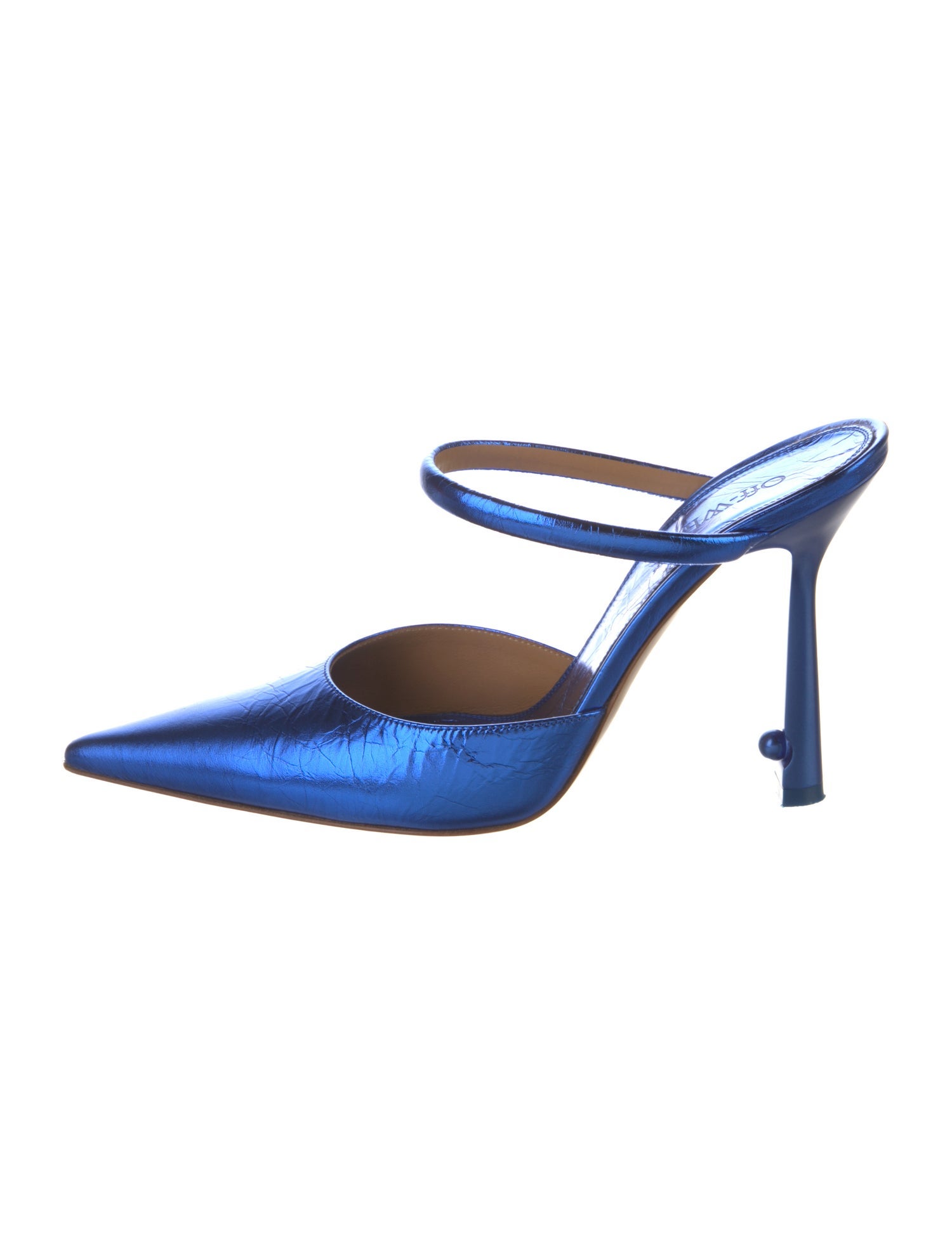 Off-White Leather Mules