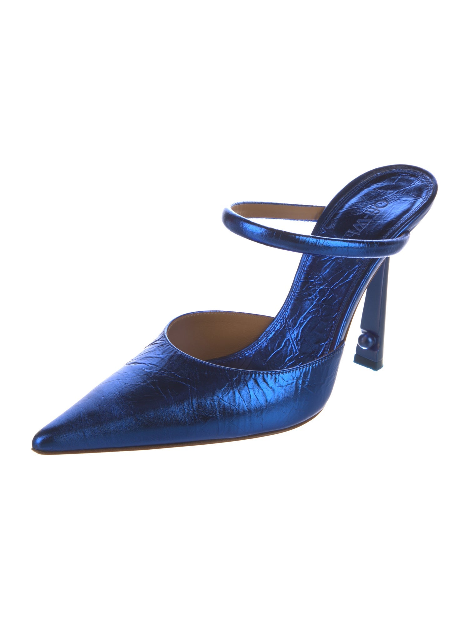 Off-White Leather Mules