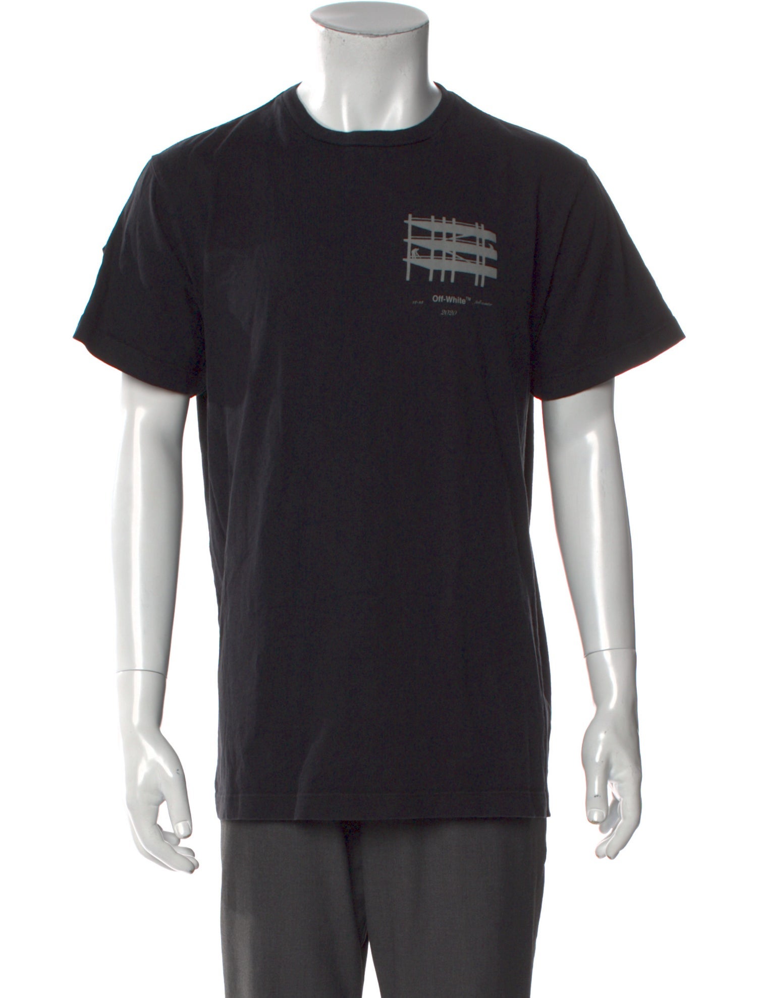 Off-White Graphic Print Crew Neck T-Shirt