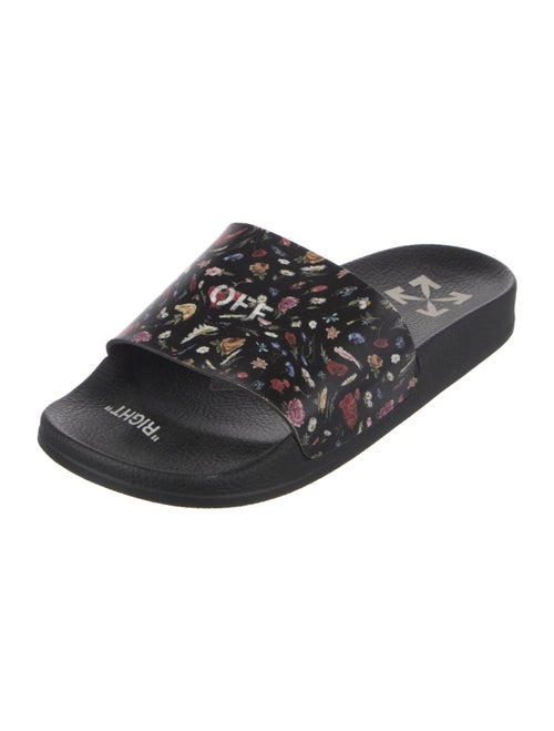 Off-White Rubber Printed Slides