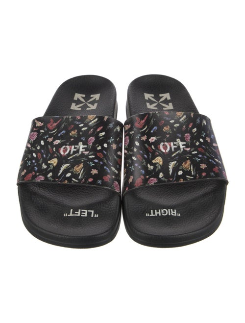 Off-White Rubber Printed Slides