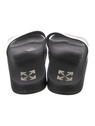 Off-White Rubber Printed Slides