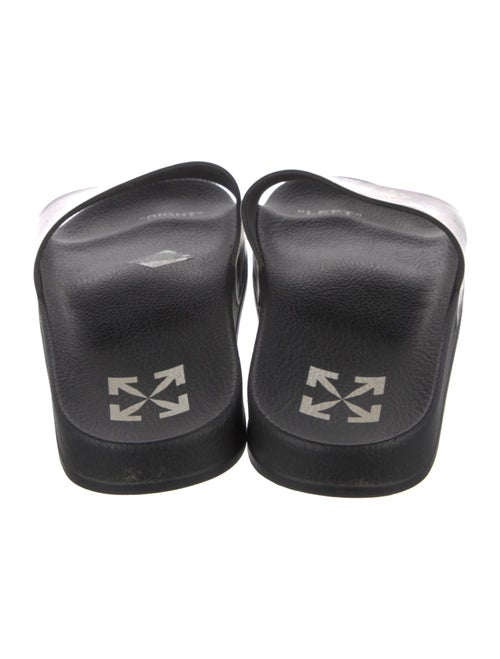 Off-White Rubber Printed Slides