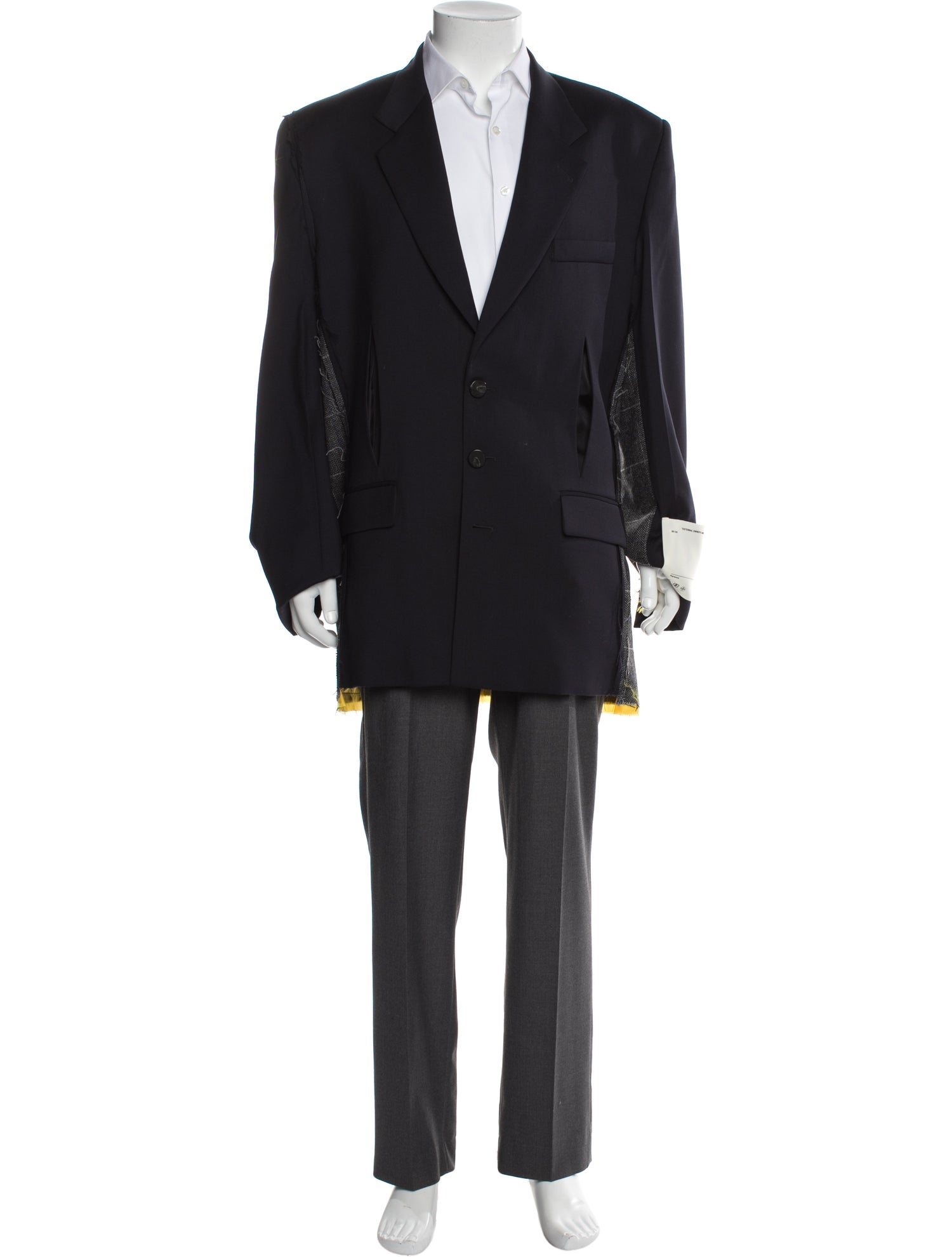 Off-White 2019 Virgin Wool Overcoat w/ Tags