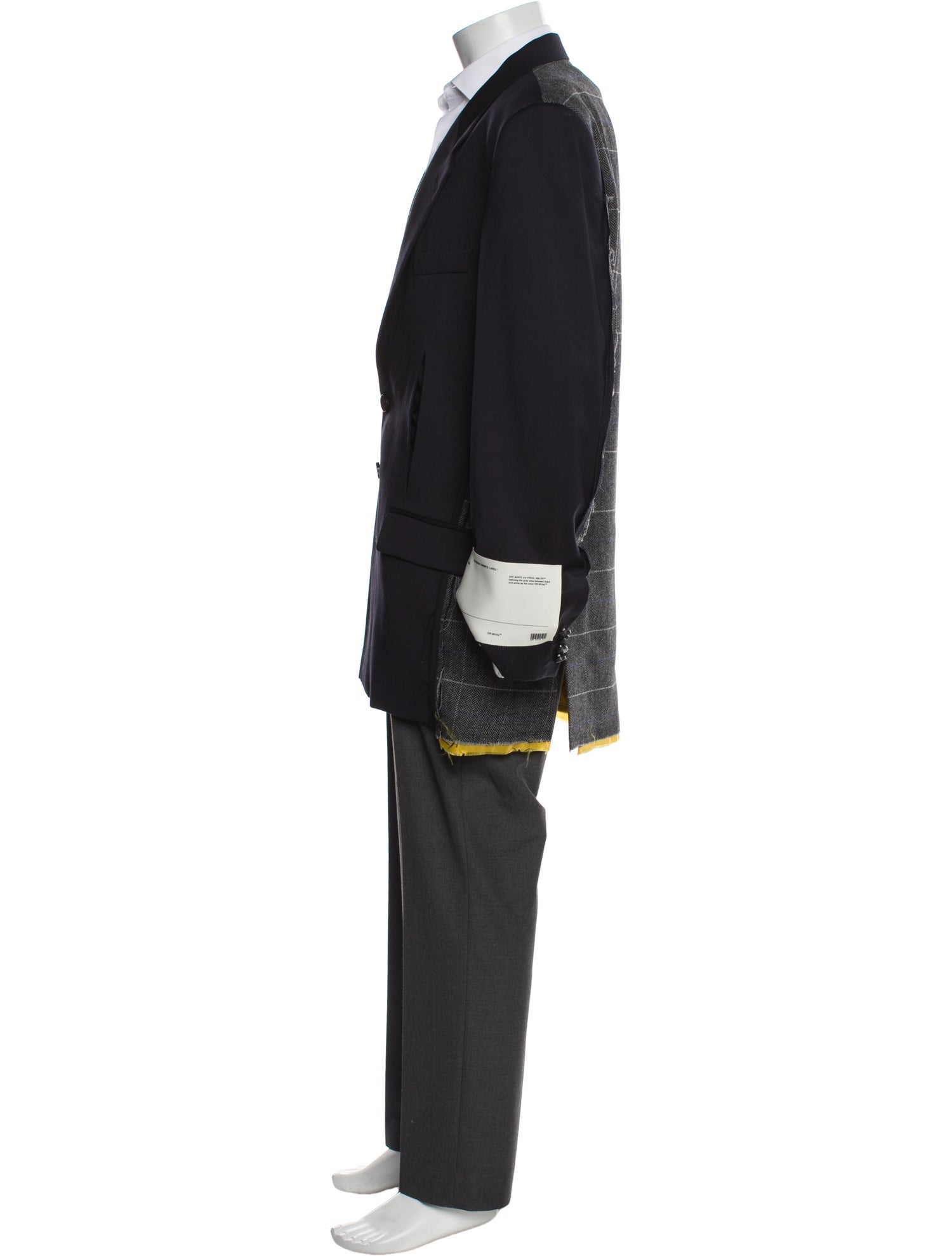 Off-White 2019 Virgin Wool Overcoat w/ Tags