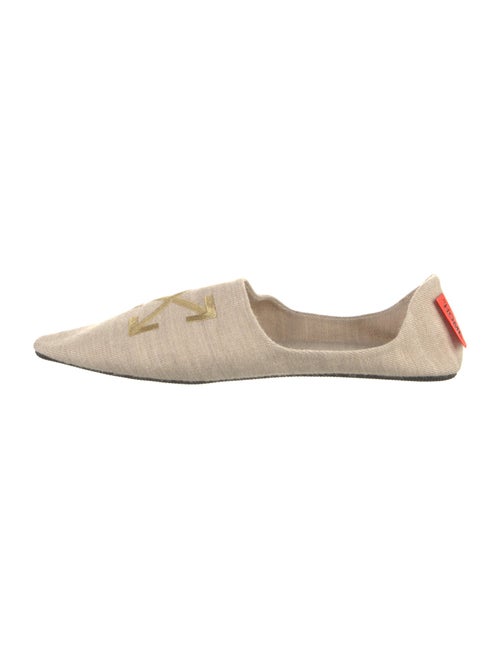 Off-White Arrows Canvas Flats