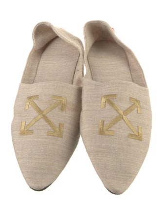 Off-White Arrows Canvas Flats