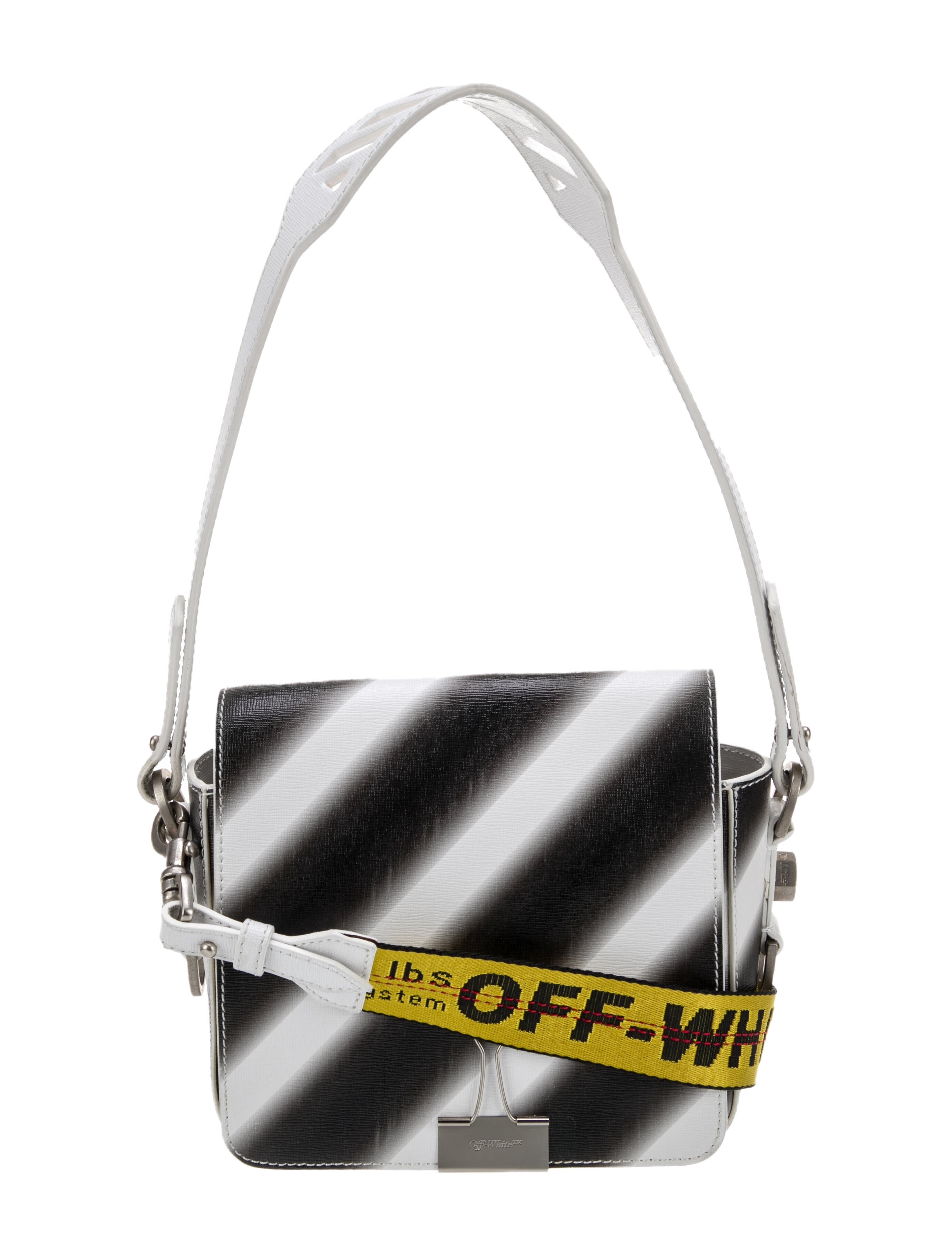 Off-White Leather Industrial Diagonals
