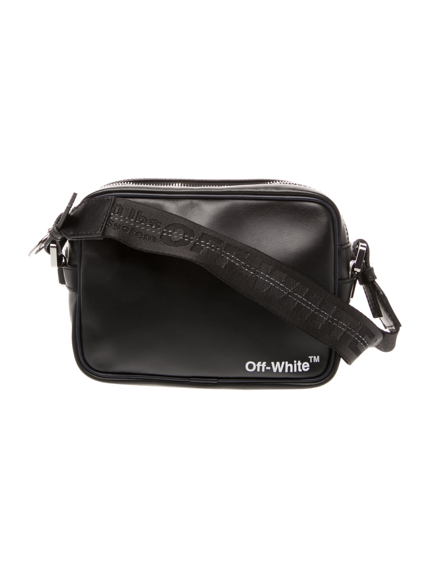 Off-White Leather Crossbody Bag