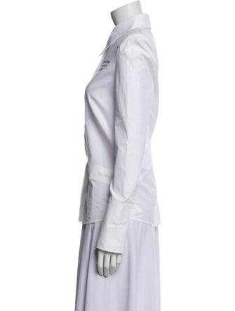 Off-White 2021 Long Sleeve Button-Up Top