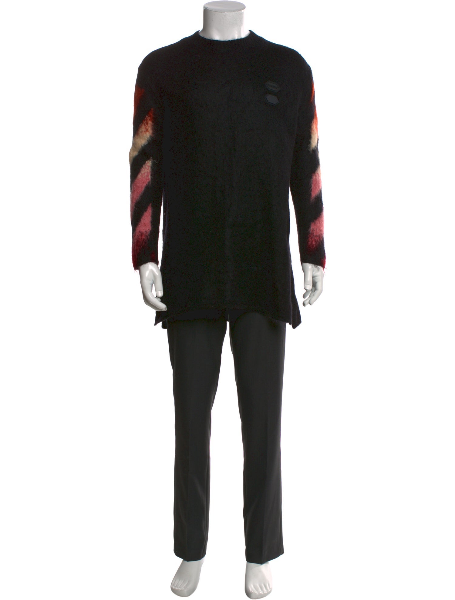 Off-White Wool Printed Sweater