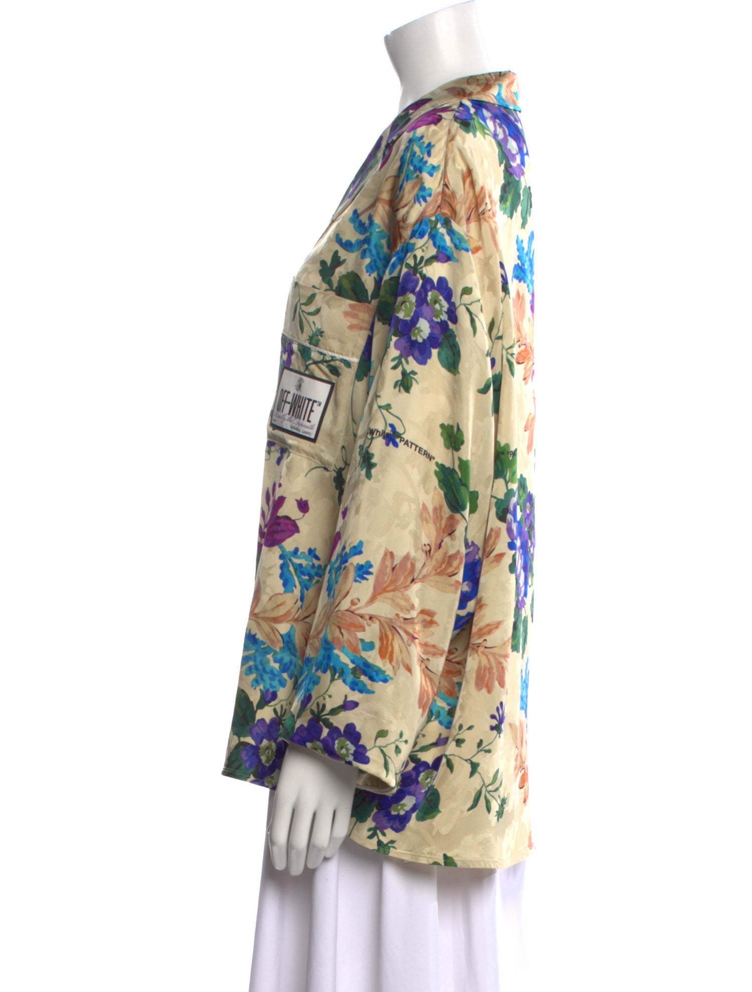 Off-White 2023 Floral Print Blouse