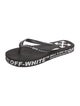 Off-White Rubber Printed Flip Flops