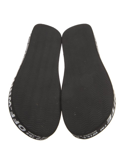 Off-White Rubber Printed Flip Flops