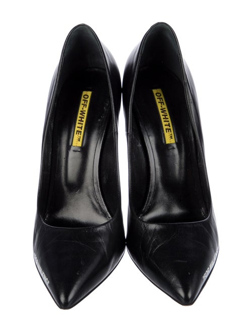 Off-White Leather Pumps