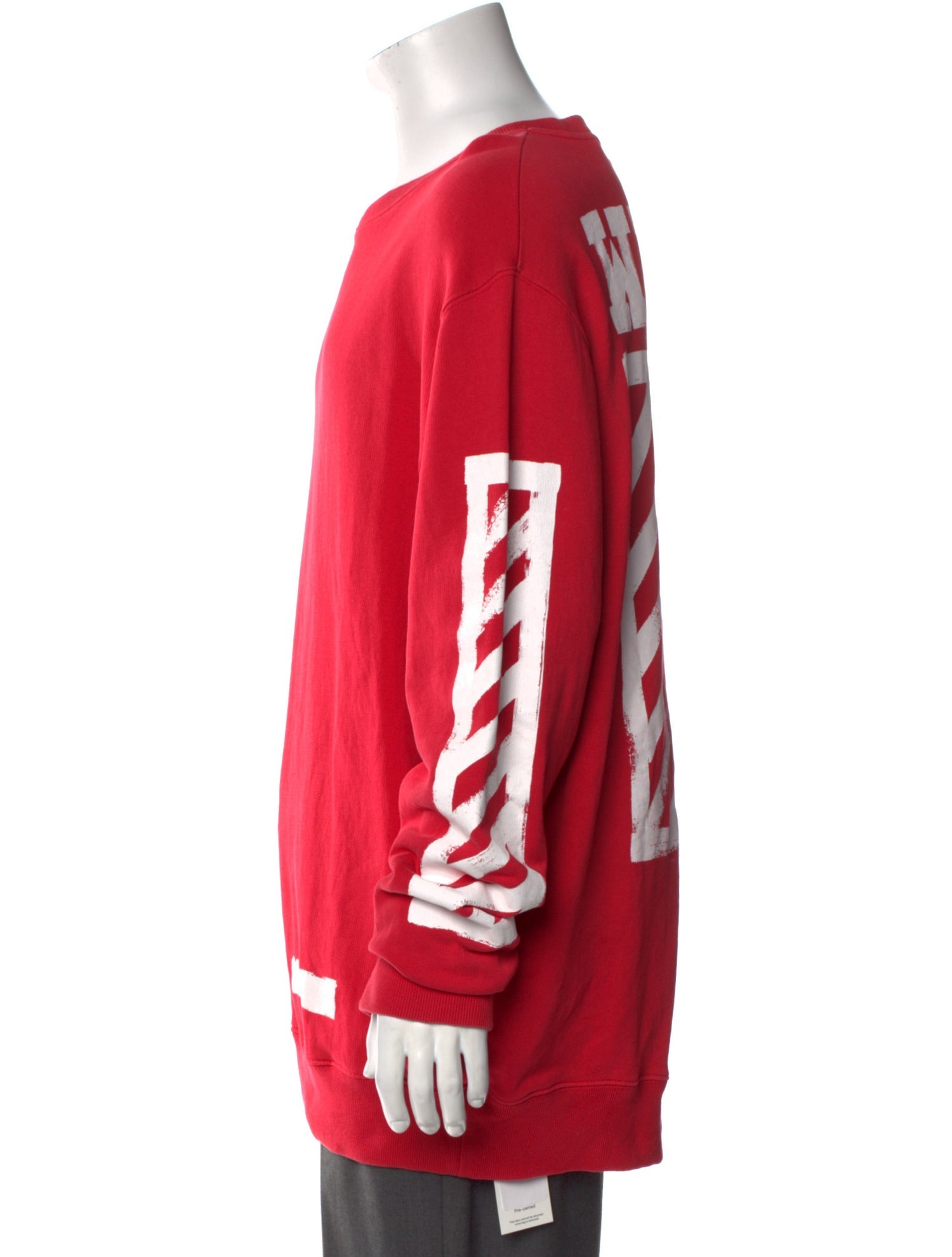 Off-White Diagonals Striped Sweatshirt
