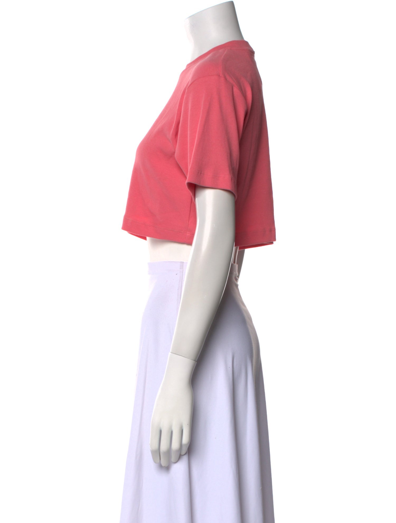 Off-White 2022 Crew Neck Crop Top