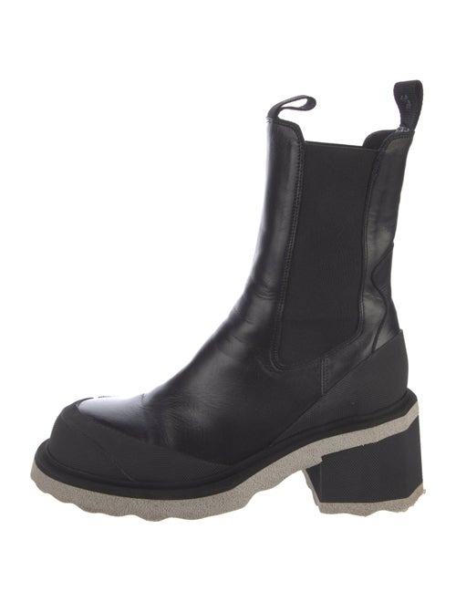 Off-White Sponge-sole Leather Chelsea Boots