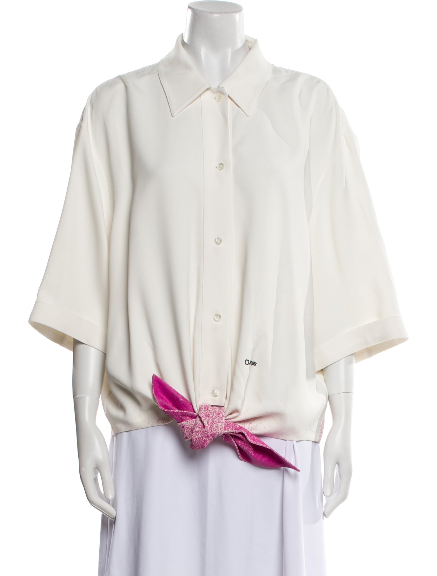 Off-White 2020 Three-Quarter Sleeve Blouse