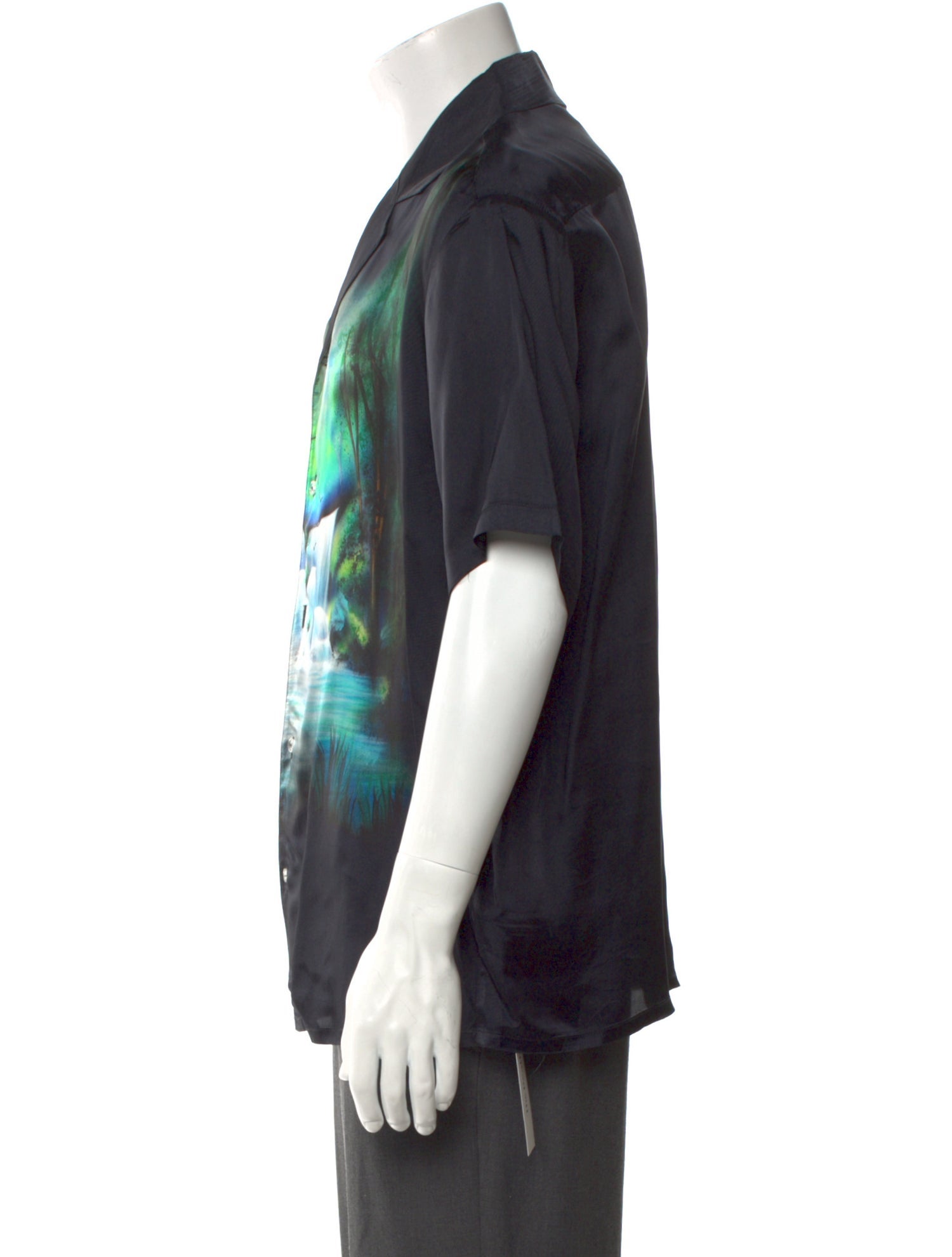 Off-White 2019 Graphic Print Denim Shirt