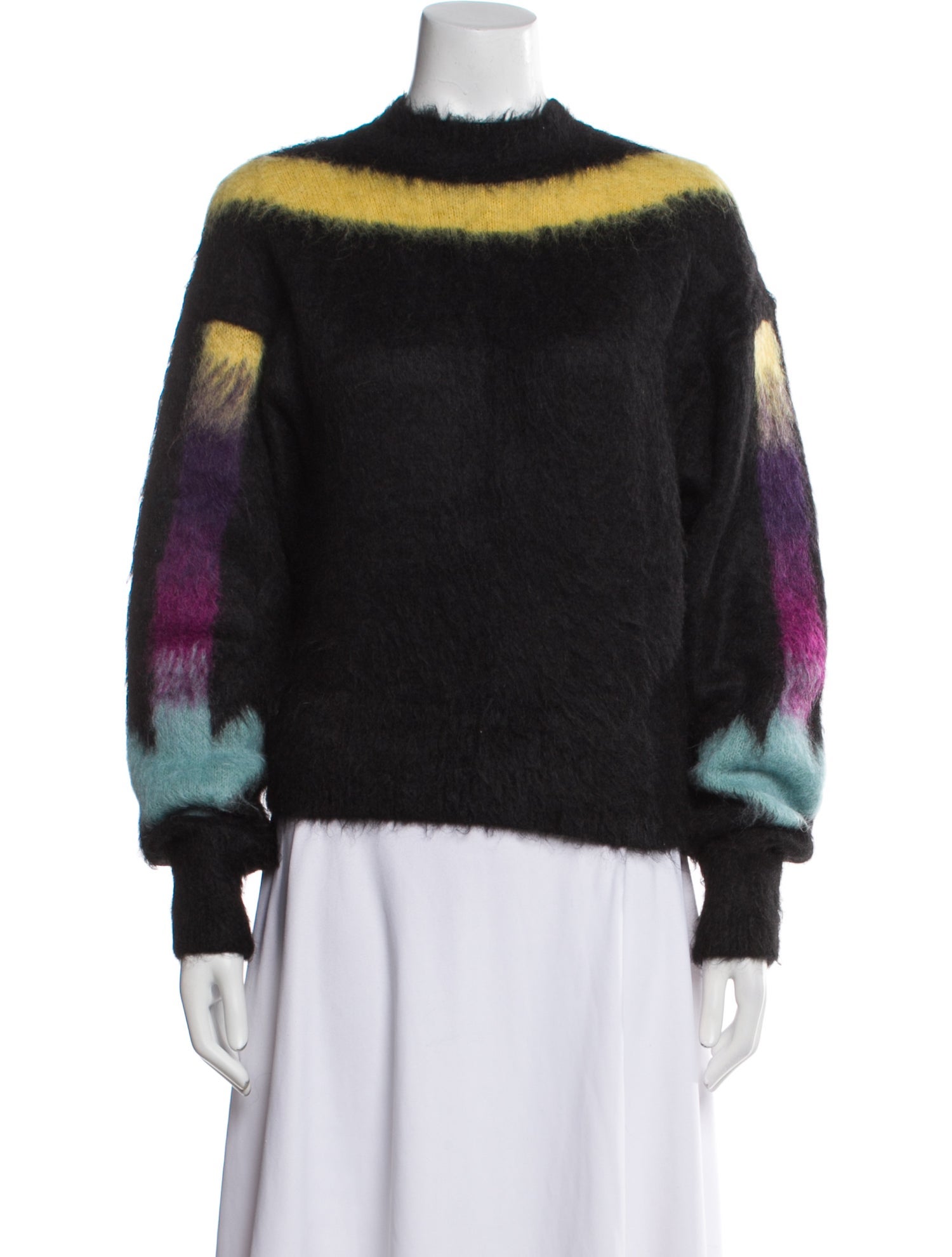 Off-White Alpaca Striped Sweater