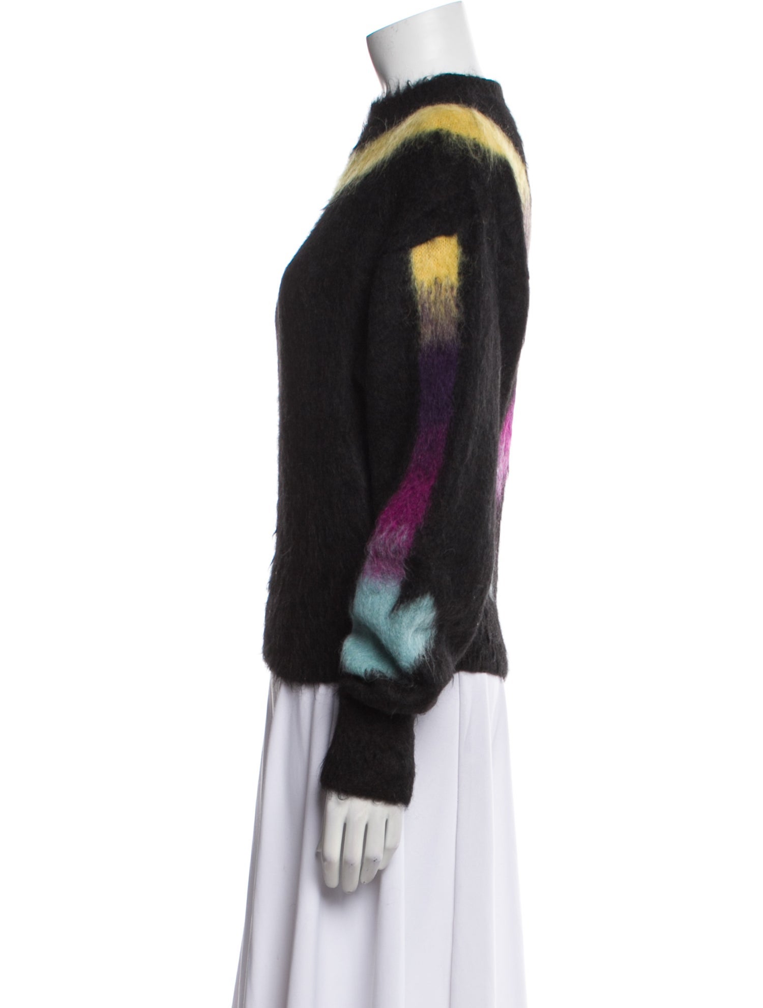 Off-White Alpaca Striped Sweater