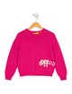 Off-White Toddler Girls' Woven Logo Sweater