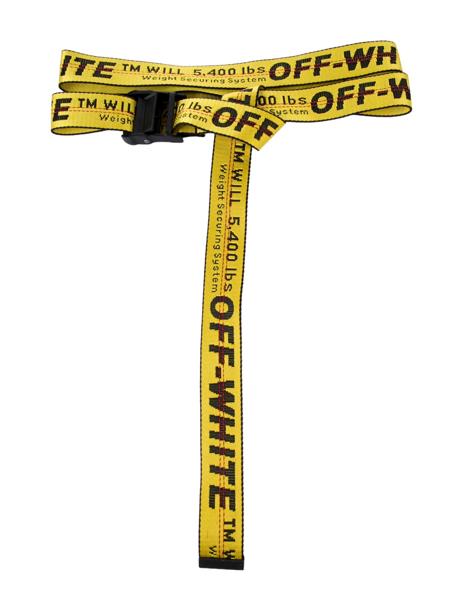 Off-White Industrial Canvas Belt