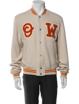 Off-White 2023 Virgin Wool Varsity Jacket
