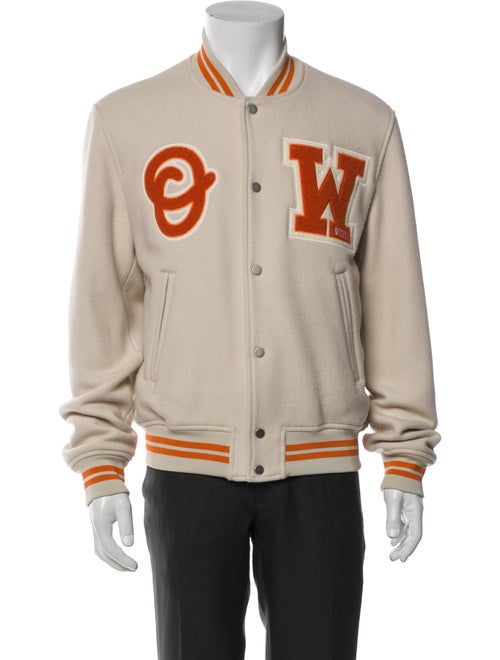 Off-White 2023 Virgin Wool Varsity Jacket