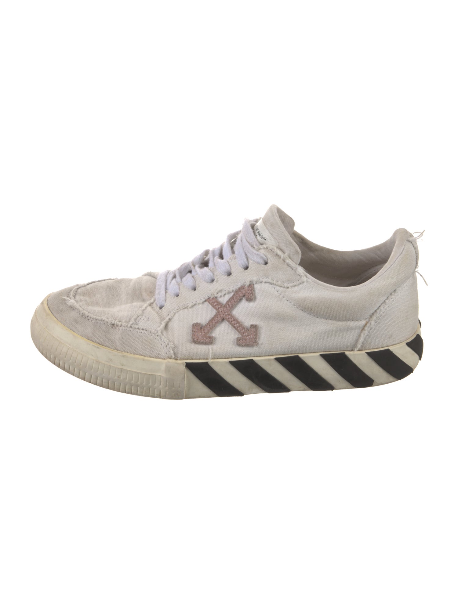 Off-White Vulcanized 'White Purple' Sneakers