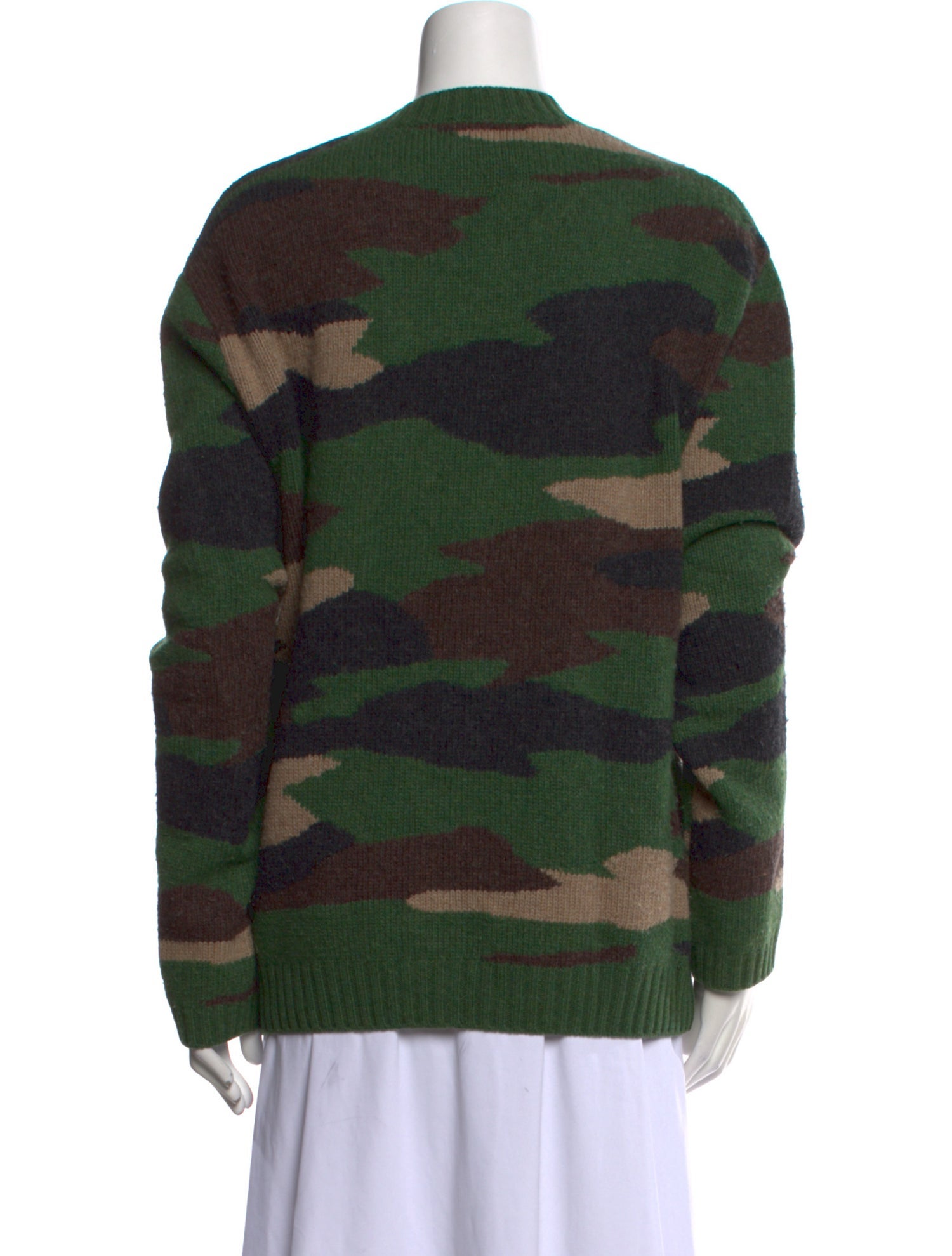Off-White Camo Wool Sweater