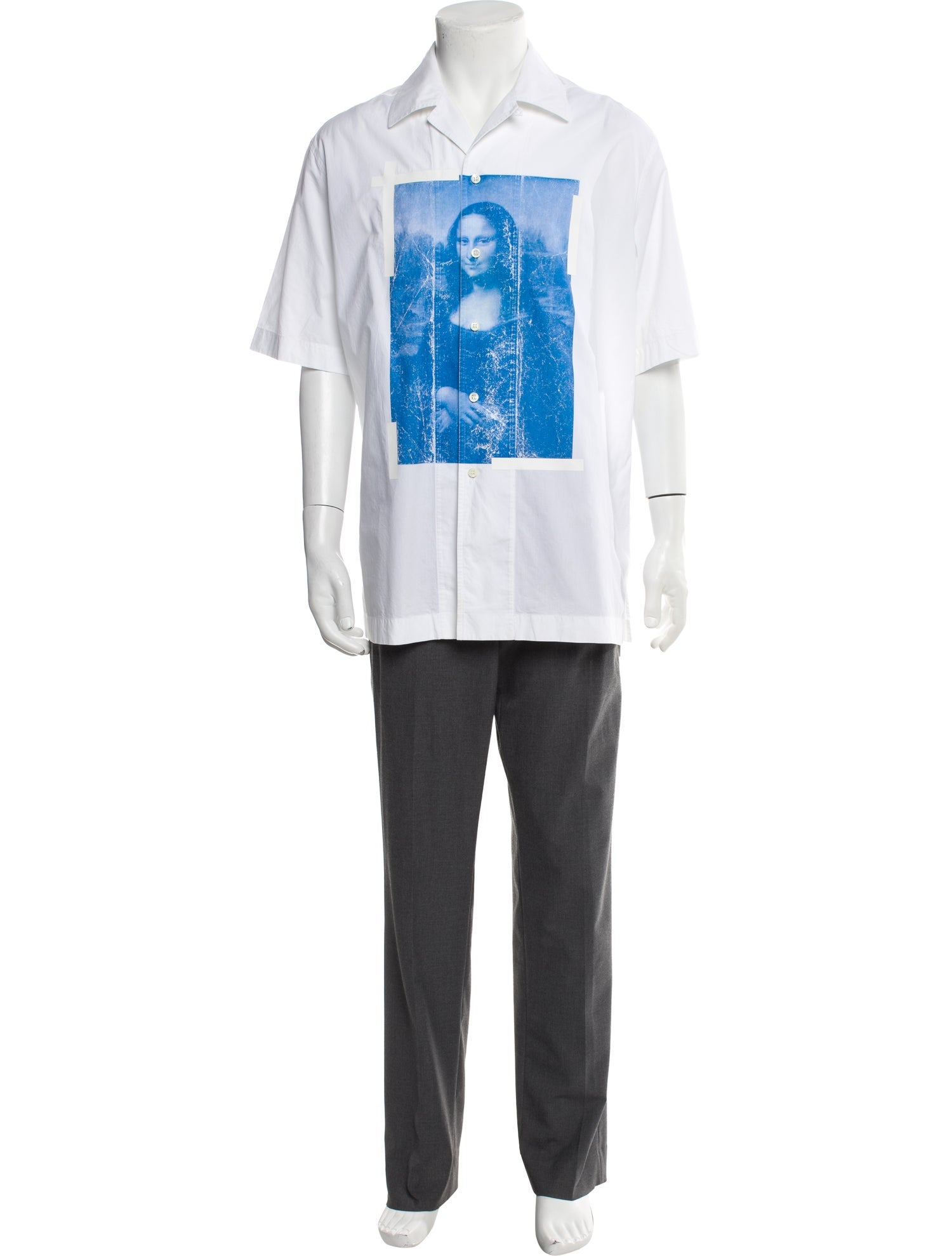 Off-White 2022 Off-White Monalisa Holiday Shirt Shirt
