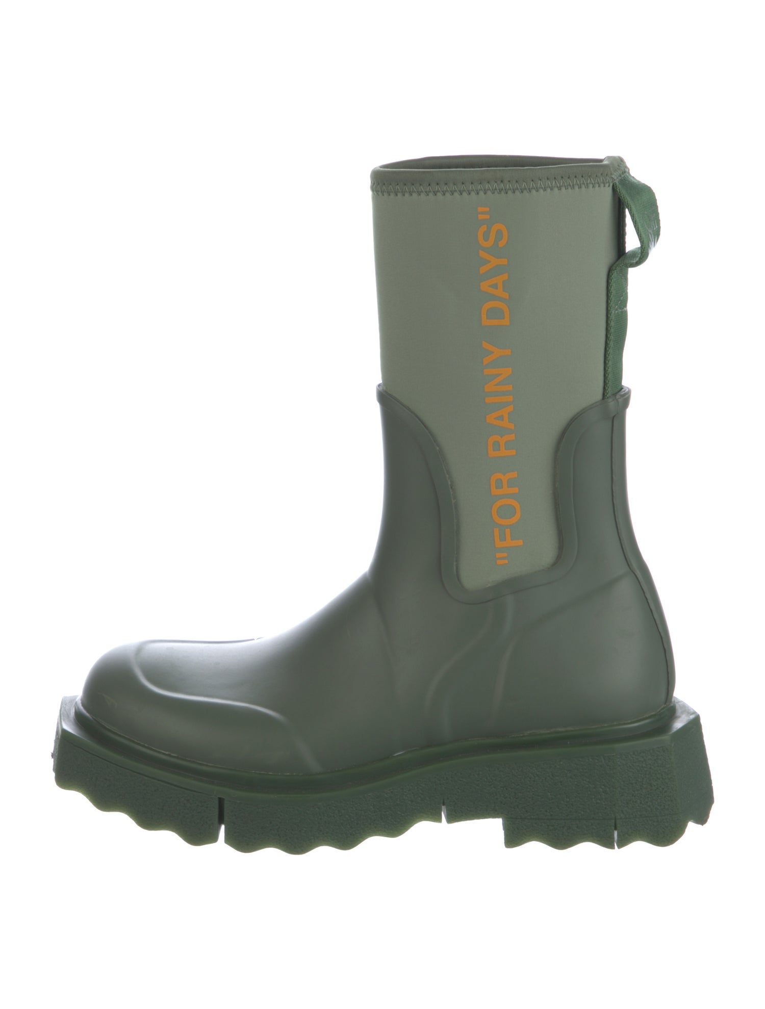 Off-White 2021 'For Rainy Days' Rain Boots