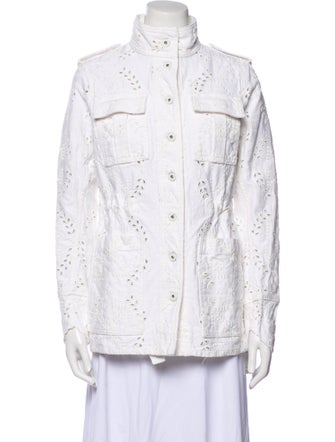 Off-White Lace Pattern Jacket