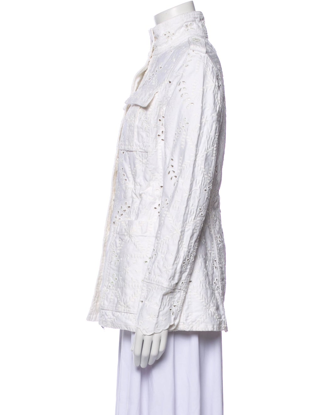 Off-White Lace Pattern Jacket - image 2