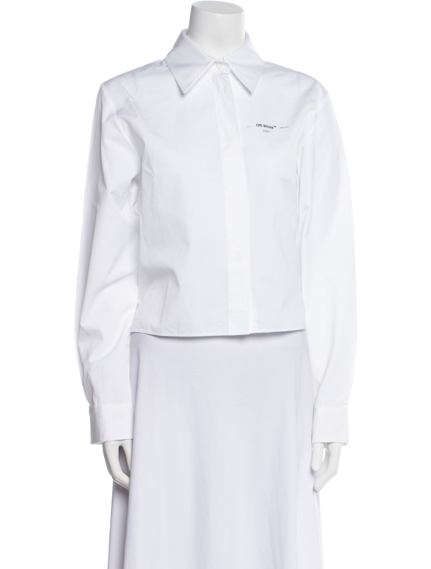 Off-White 2019 Floral Arrows Button-Up Top