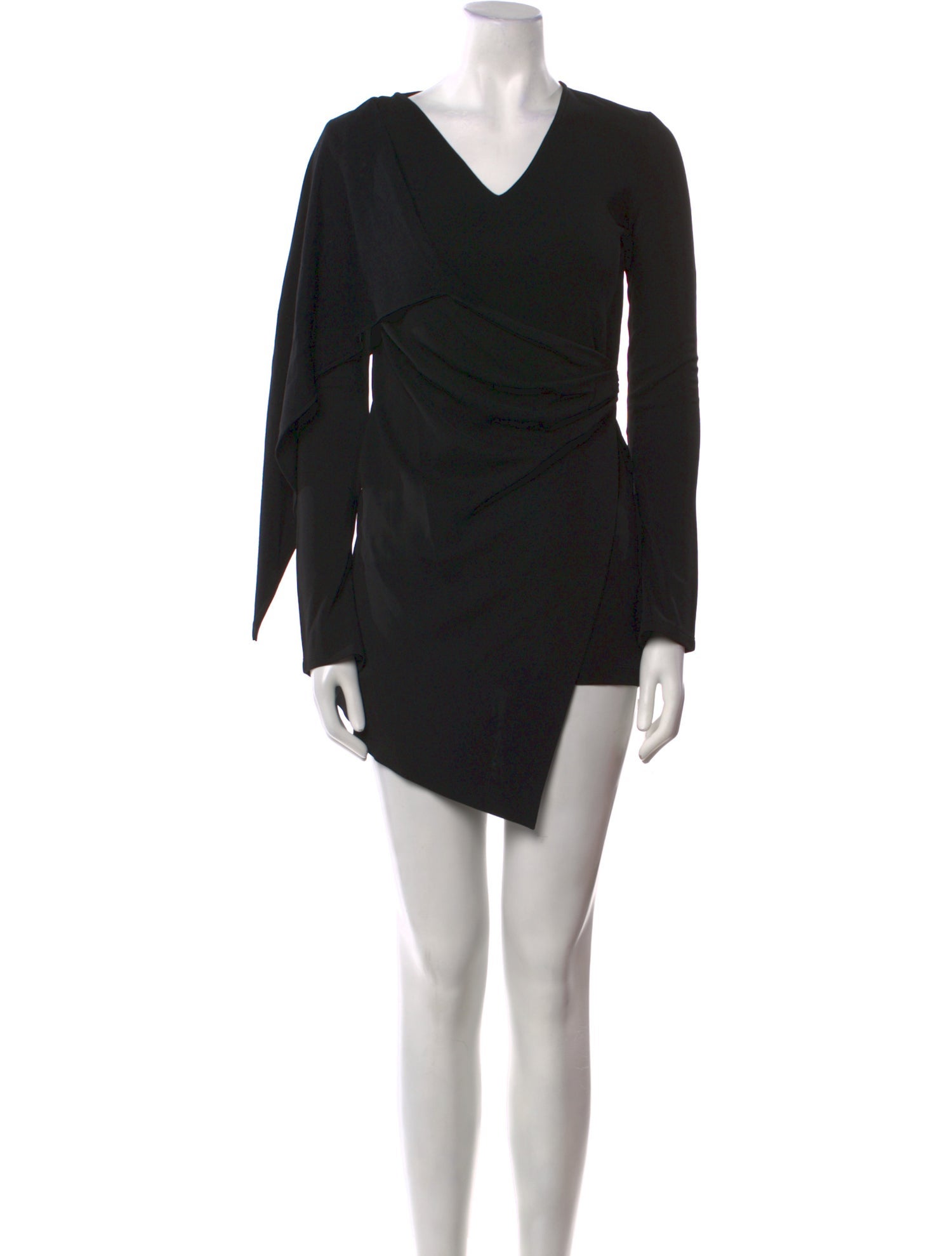 Off-White V-Neck Mini Dress