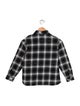 Off-White Boys' Diagonals Plaid Shirt