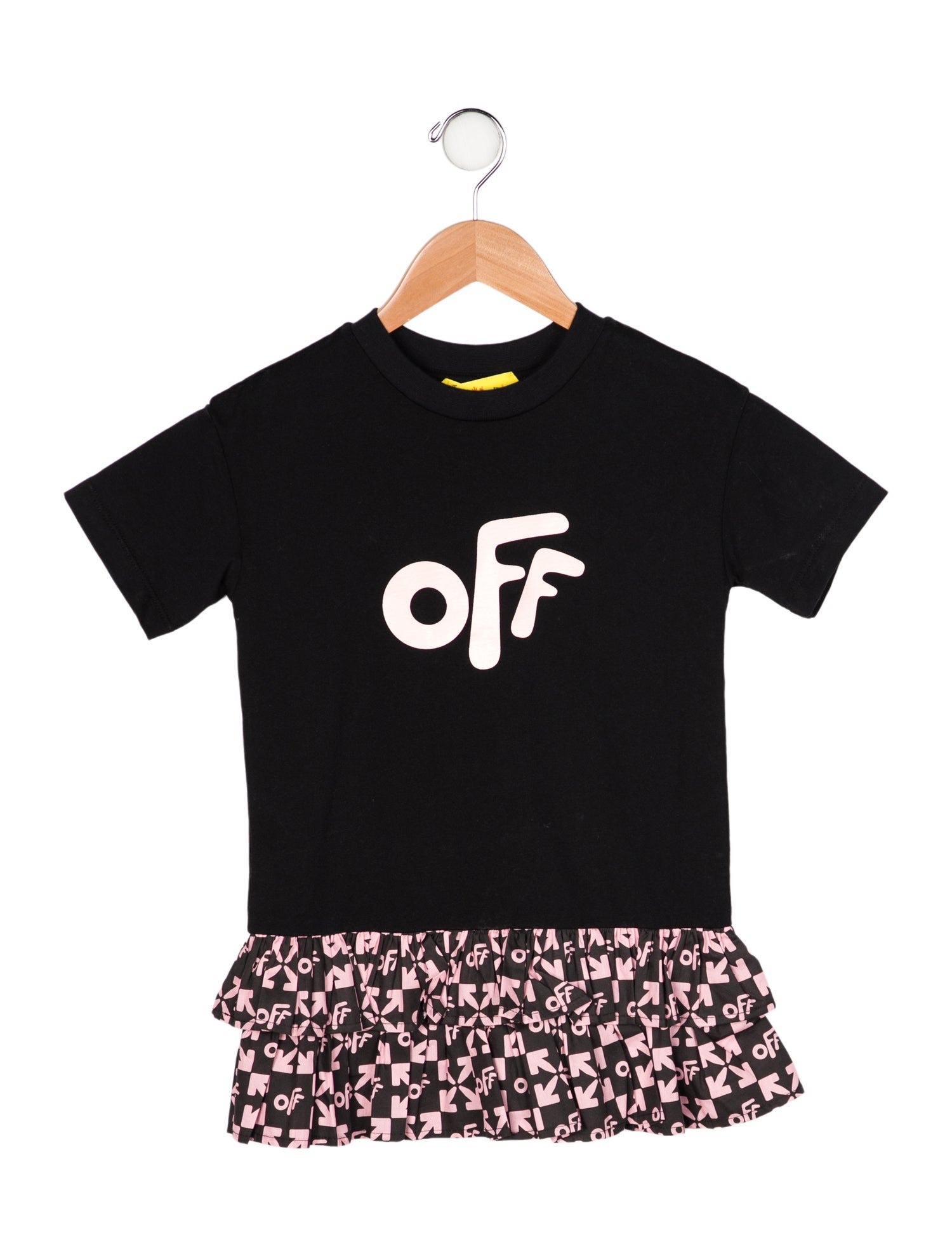 Off-White 2022 Girl's Logo T-shirt Dress