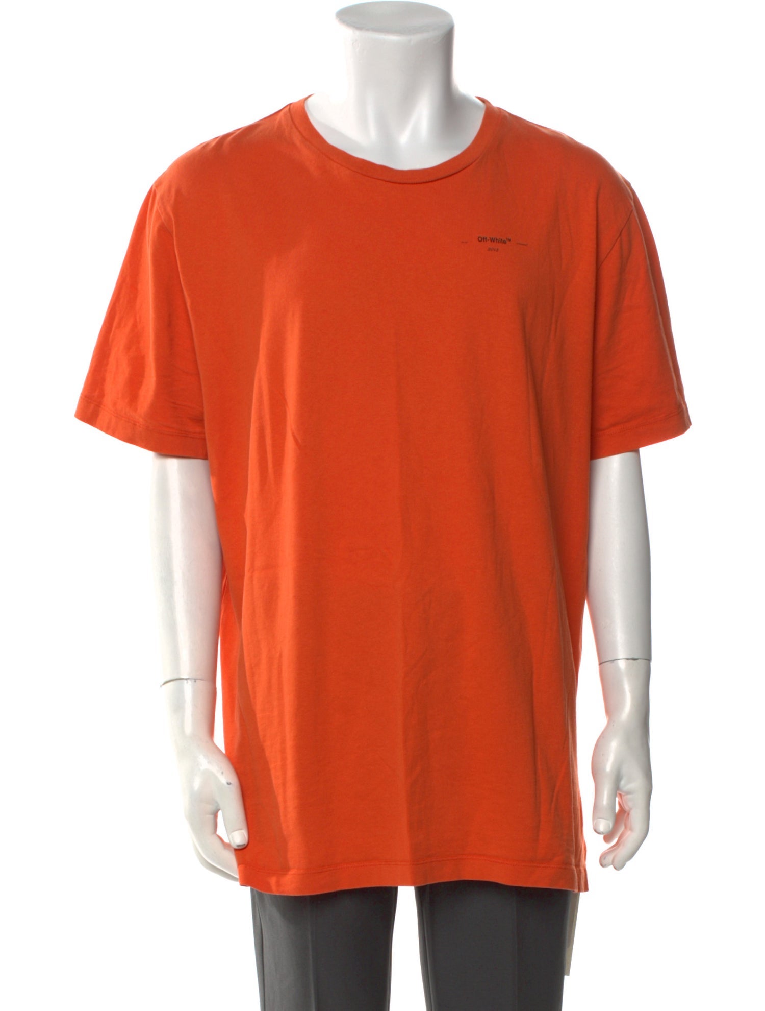 Off-White Crew Neck Short Sleeve T-Shirt
