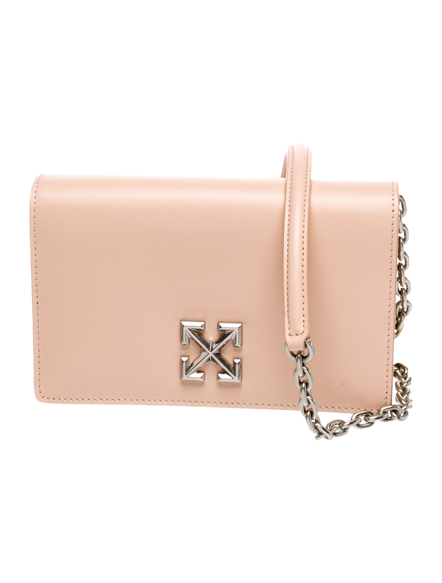 Off-White Leather Jitney